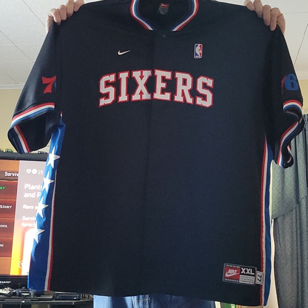 Nike Sixers warm up jacket